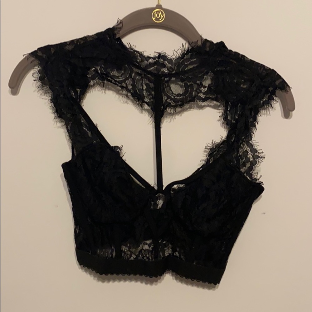Black bustier